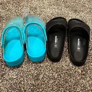 Men’s Birkenstock Slides & Crocs Translucent Comfort Shoe, NWT Crocs Men main image 3